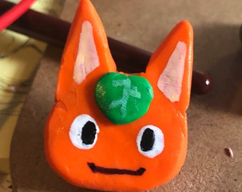 Tangy Clay Art Pin