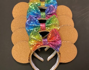 Cork Minnie Ears | Pin Trading Mickey Ears | Cork Board Disney Ears | Enamel Pin Mouse Ears | Disney Accessories | Disney World | Disneyland