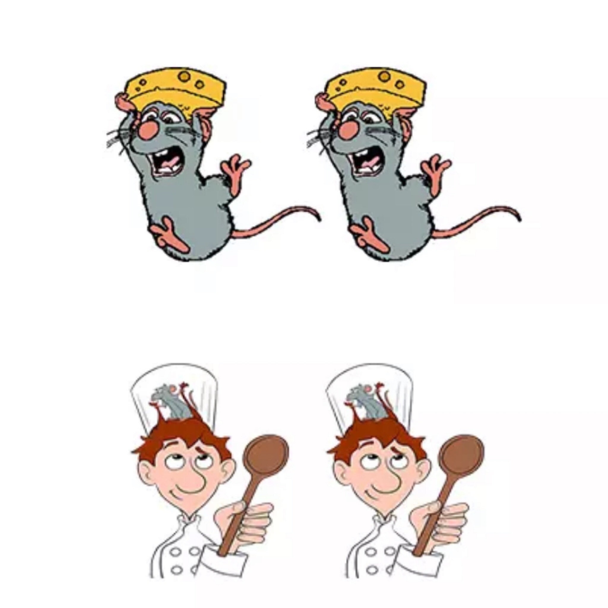 Ratatouille Cartoon Character Mini Stud Earrings Disney Etsy New Zealand