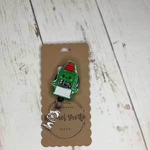 Mexican Candy - Pelón  Felt Badge Clips | Adorable Character ID Holders | Nurse, Teacher & Office Accessories Gift