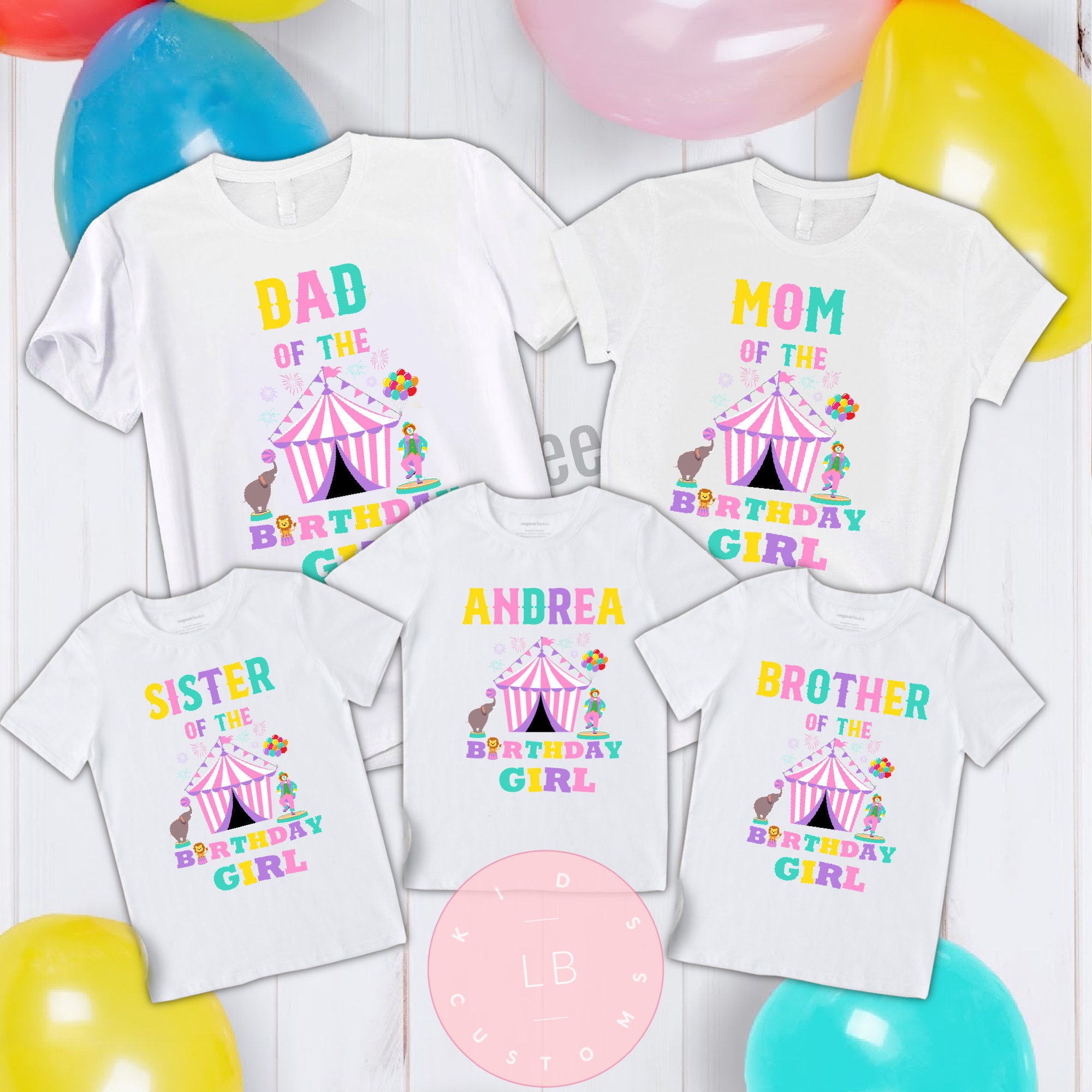 Circus Birthday Shirt Circus Family 