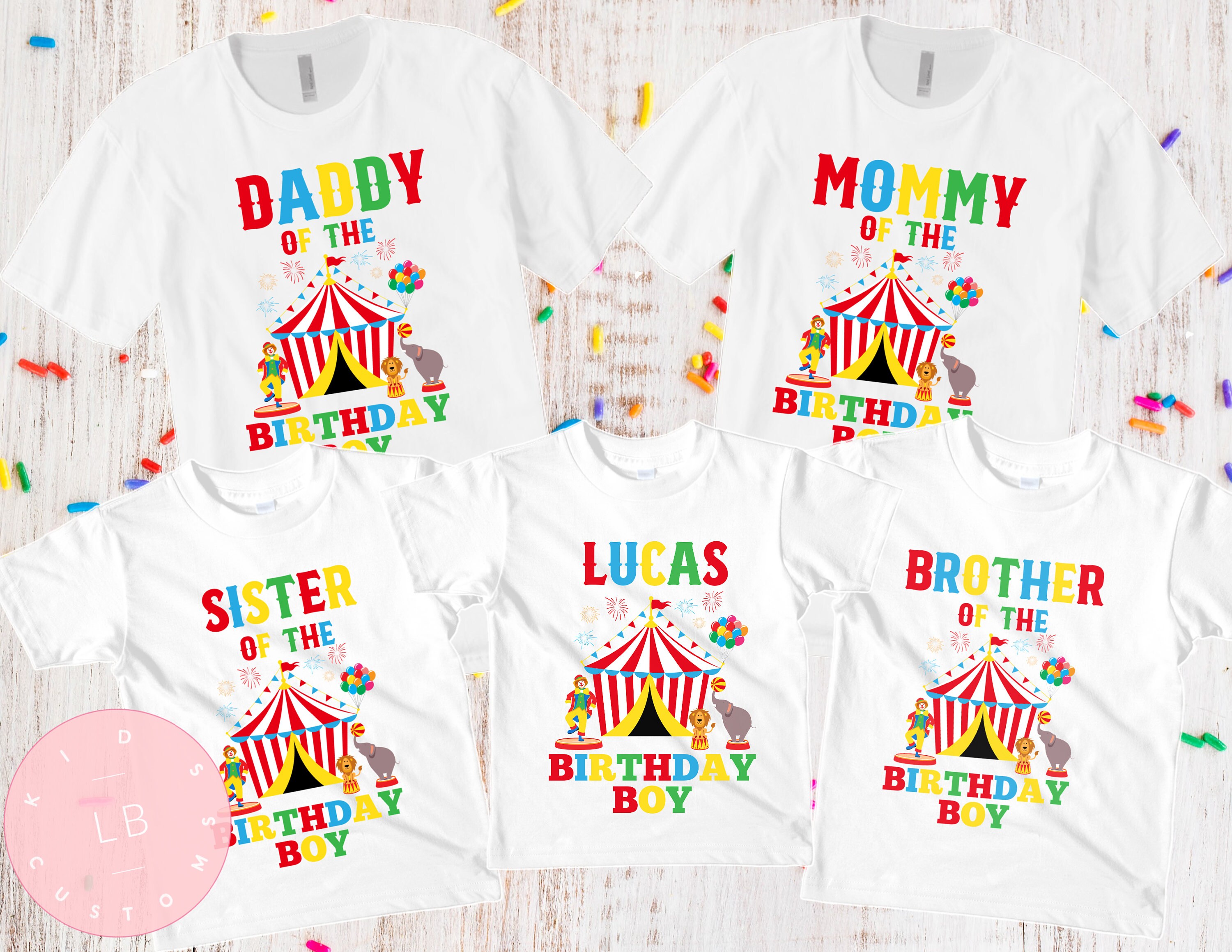 Circus Birthday Shirt Circus Family 
