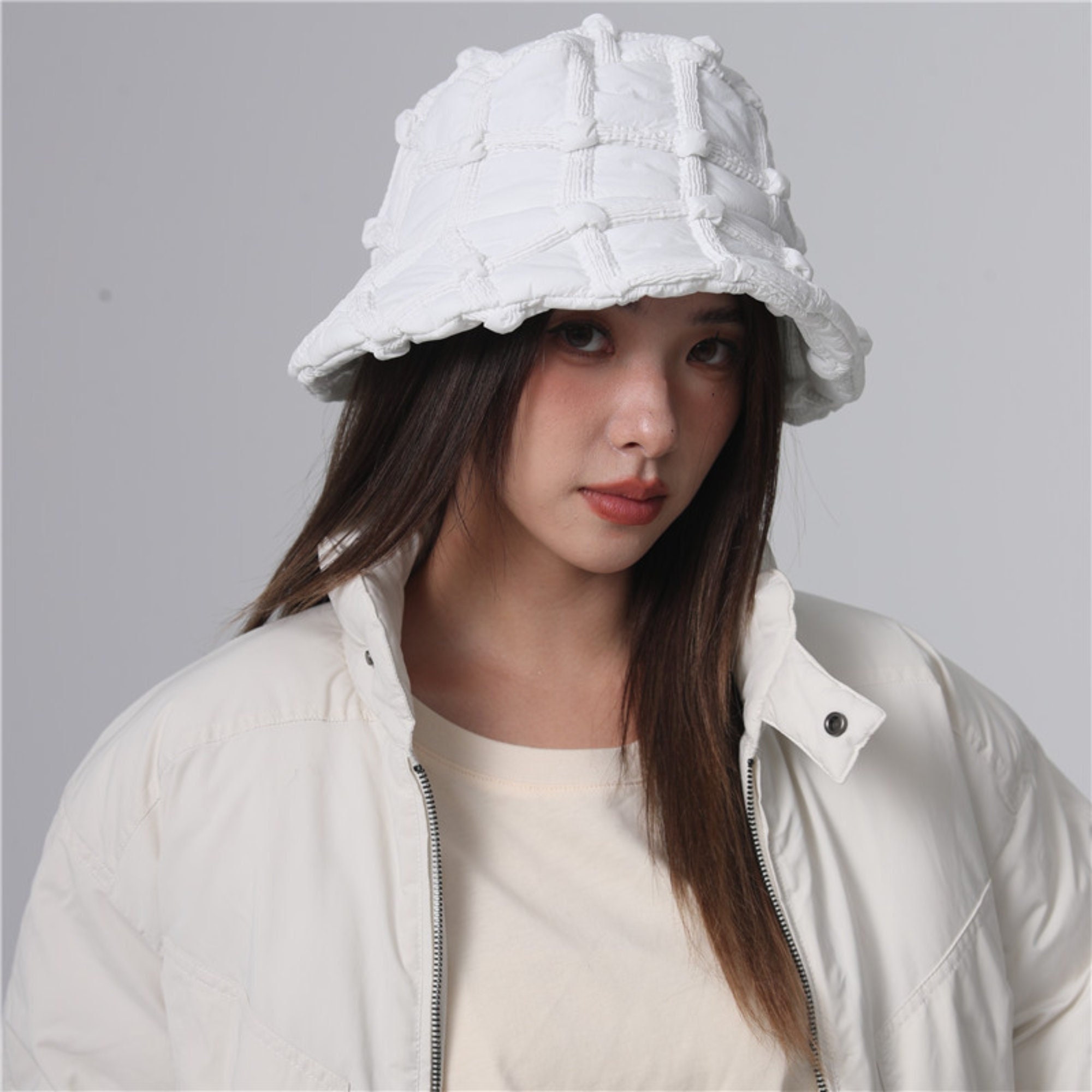 Winter Korean Bucket Hat 