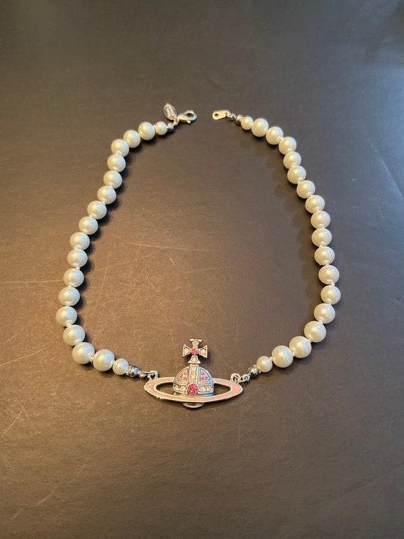 Vivienne Westwood Pearl Necklace Etsy