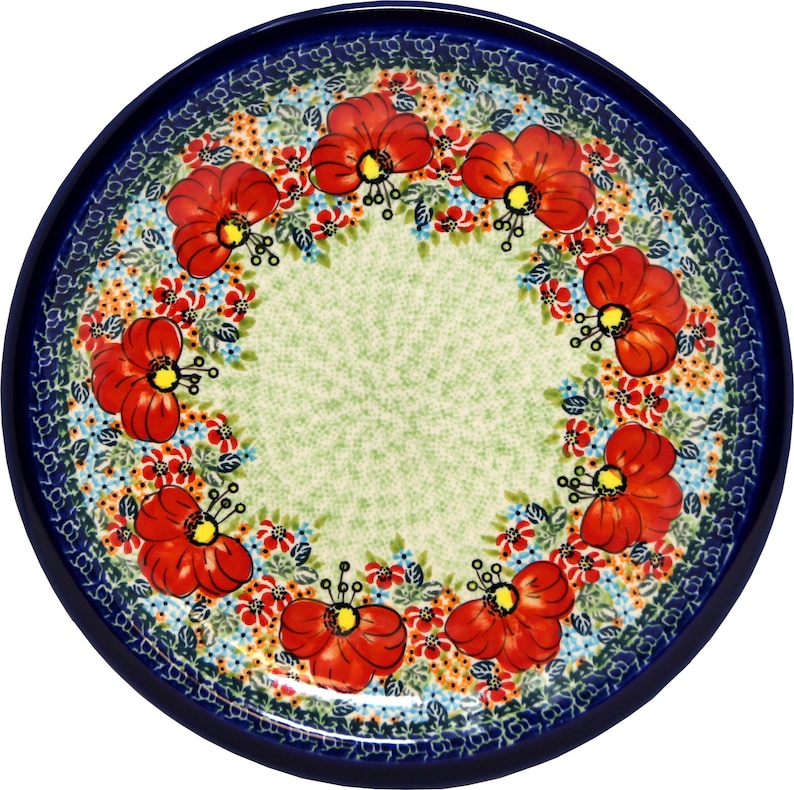 Dinner Plate Polish Pottery From Zaklady Boleslawiec in Etsy