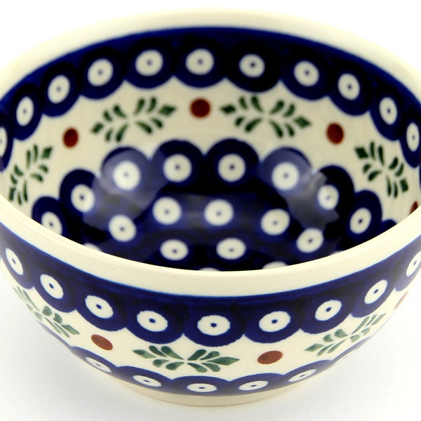 18 Oz. Ice Cream Bowl, Polish Pottery Cereal Bowl from Zaklady Boleslawiec - 5.5 Inch Diameter