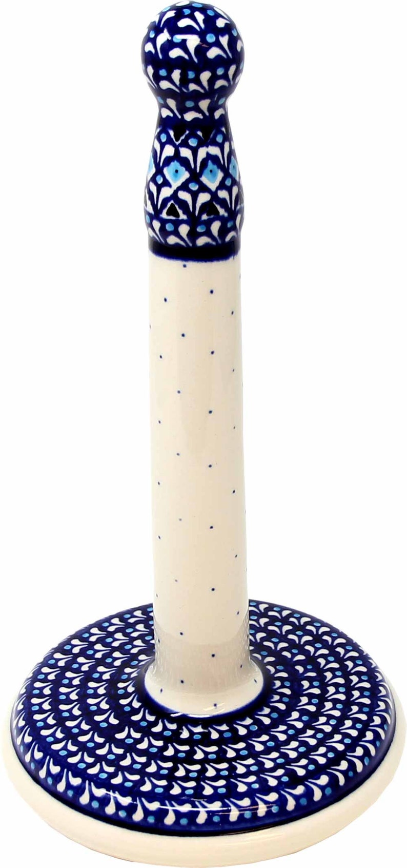 Paper Towel Holder Polish Pottery from Zaklady Etsy