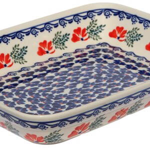 Baking Dish 8"x10", Polish Pottery from Zaklady