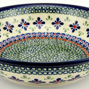 Polish Pottery Bowl 10 Inch from Zaklady Boleslawiec