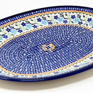 Polish Pottery Large Serving Platter from Zaklady Boleslawiec