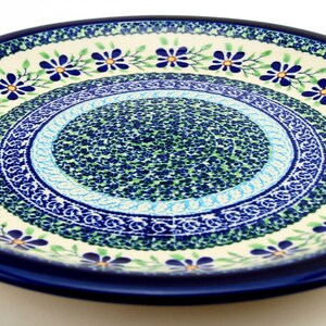 Polish Pottery Dinner Plate from Zaklady Boleslawiec