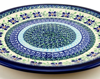 Polish Pottery Dinner Plate from Zaklady Boleslawiec