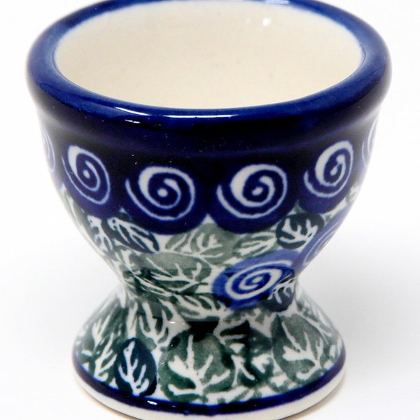 Egg Cup Polish Pottery From  Zaklady Ceramiczne Boleslawiec