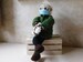 Made to Order Crochet Inauguration Bernie Sanders Doll, Homemade, mittens, Bernie meme, 8' 