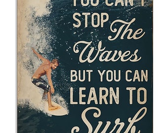 Can T Stop The Waves Etsy