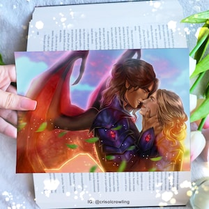 ACOTAR: Print and bookmark Nesta and Cassian - ACOSF - Print Nessian