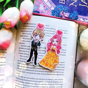 MAGNETIC BOOKMARKS: Evangeline and Jacks - Once upon a broken heart