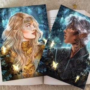 Print Rowan and Aelin - Throne of Glass - Officially Licensed