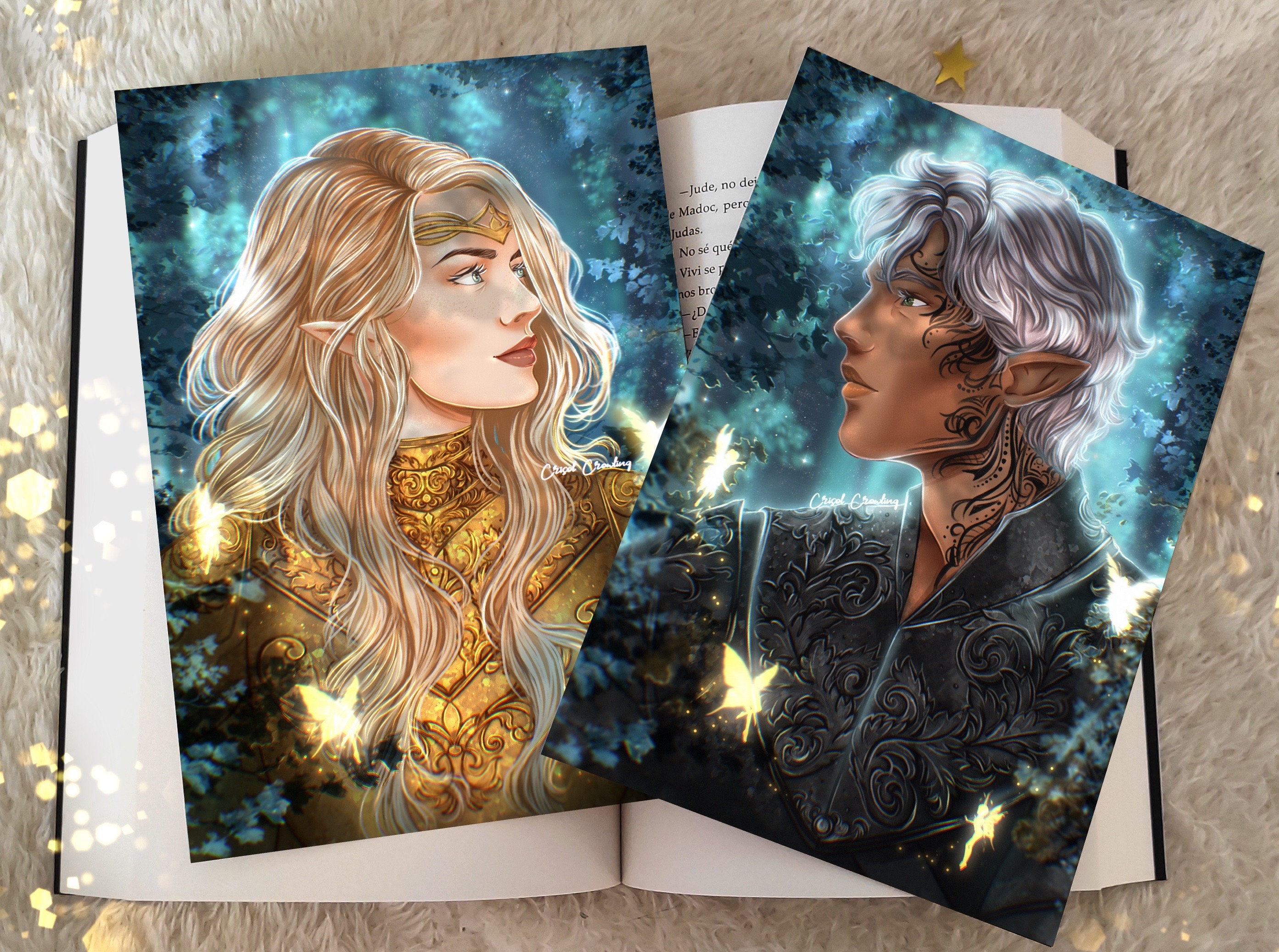 Aelin and Rowan - Etsy