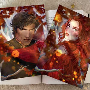 From Blood And Ash We Will Rise - Poppy and Hawke Print and Bookmark - De Sangre y Cenizas