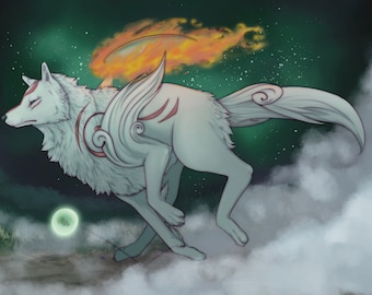 Amaterasu -Okami Print