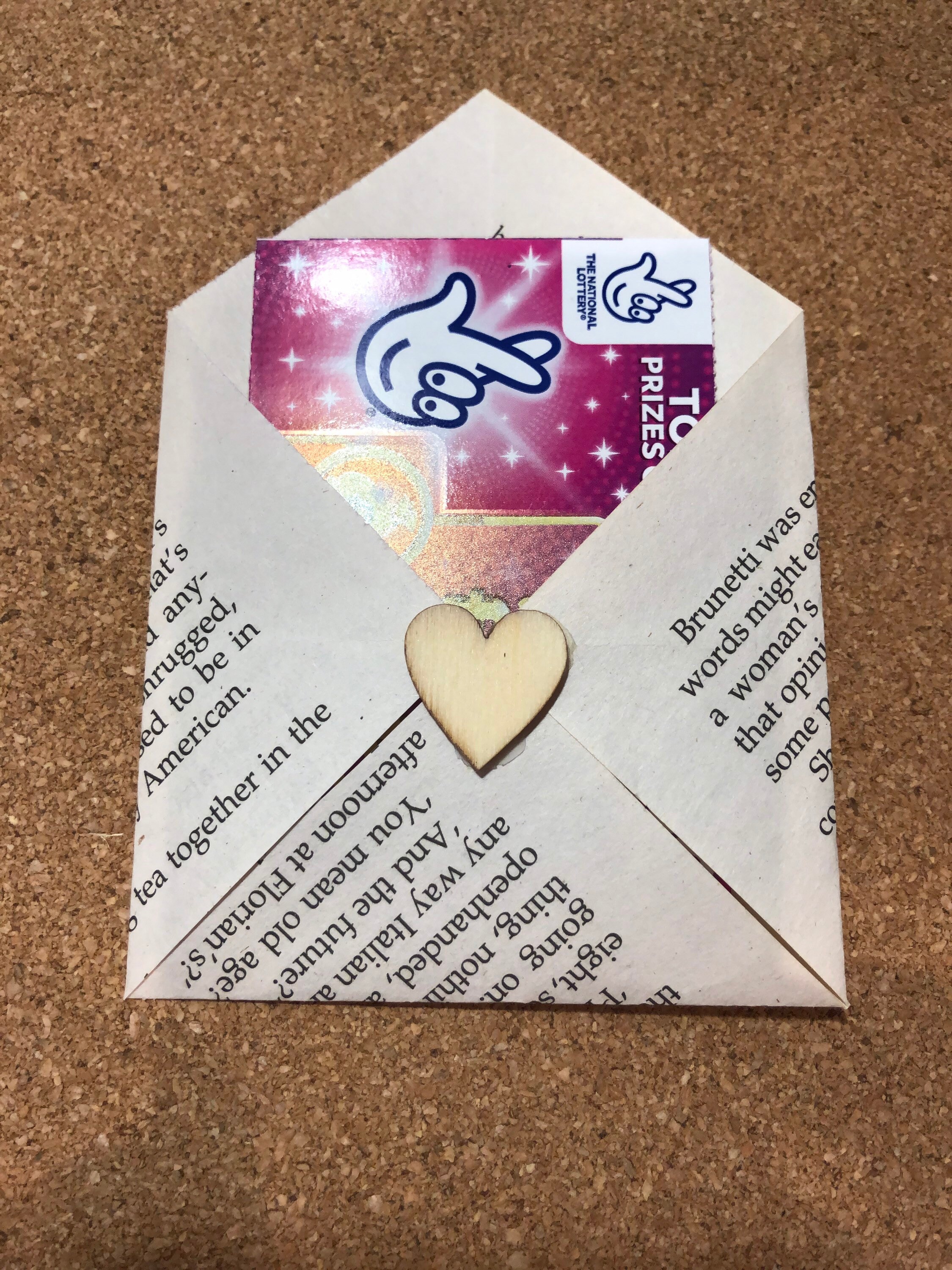 10 x Lottery ticket /scratch card envelope for wedding Etsy Nederland