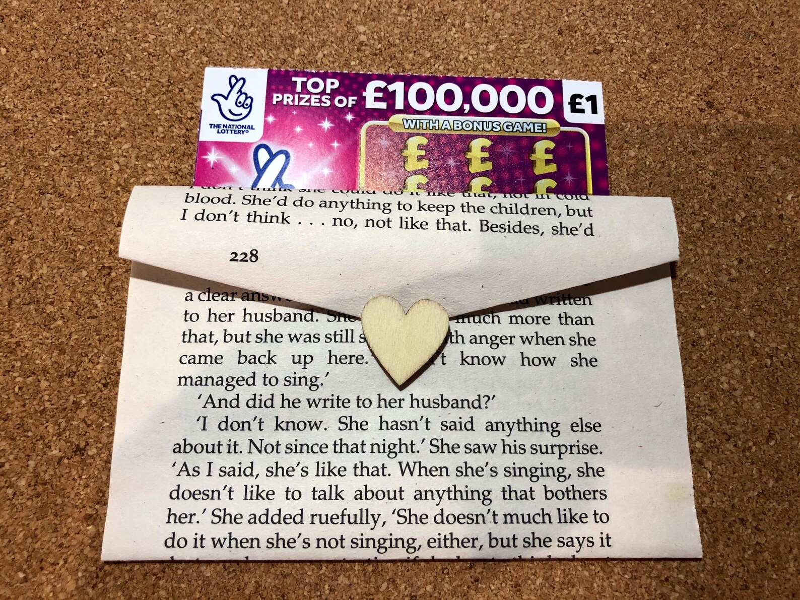 Lottery ticket envelope for wedding favours | Etsy