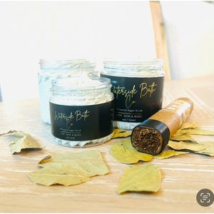 Shave & a Haircut Whipped Sugar Scrub, Whipped Soap Scrub, Foaming Sugar Scrub, Body Frosting, Bridesmaids Gift,