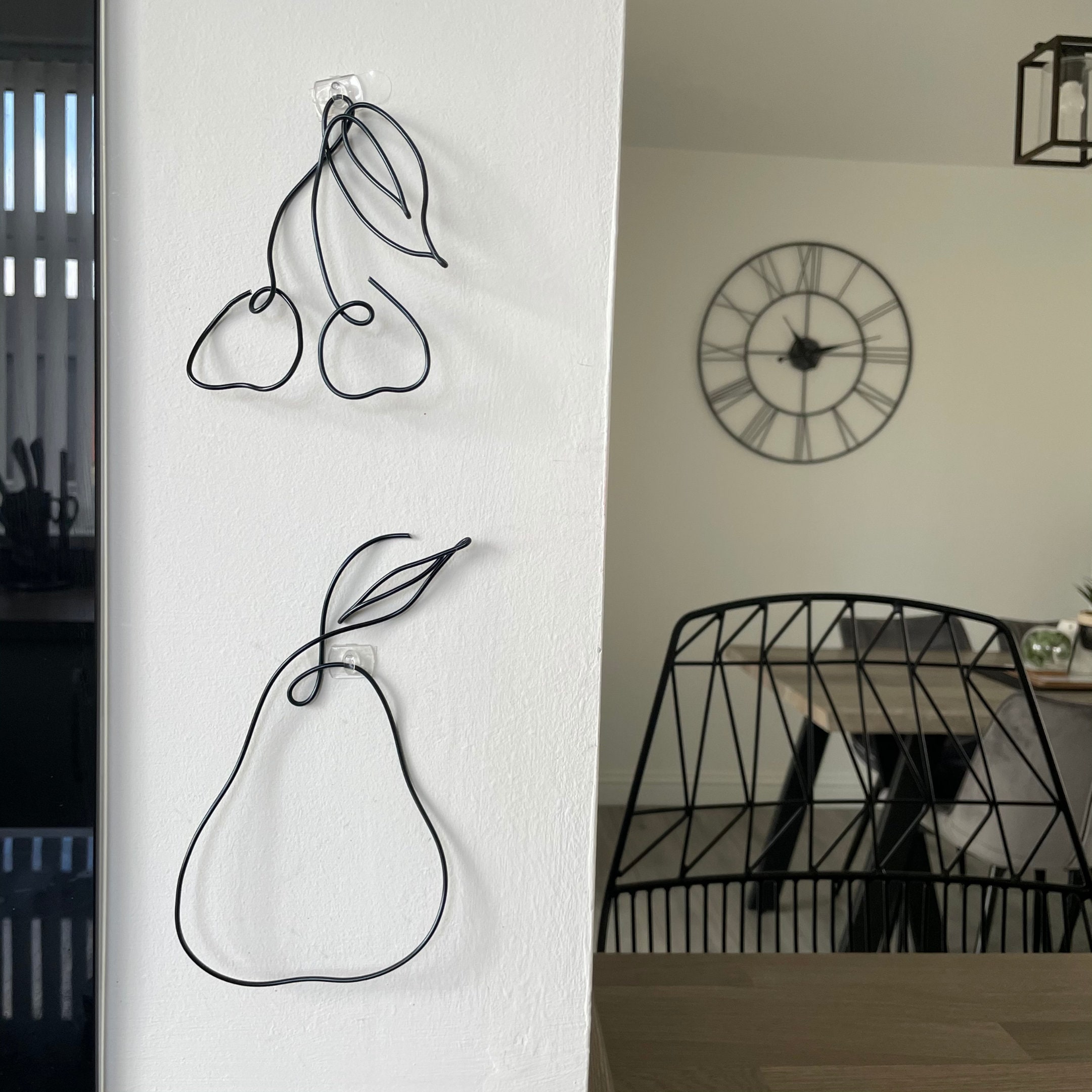 Kitchen Wall Art Fruit Wire Decor Kitchen Decor Handmade - Etsy UK