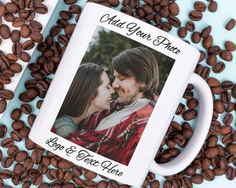 Custom Photo Coffee Mug Birthday Gift, Personalized Mug Gift for Mom, Anniversary Gift for Her/Him, Custom gifts for Wife, Mug with Picture