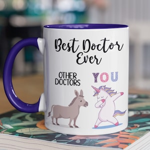 Best Doctor Ever Unicorn Mug | Christmas Gift for Doctor | Best Doctor Ever Gift | Funny Birthday Gift for Doctor | Humorous Coffee Cup