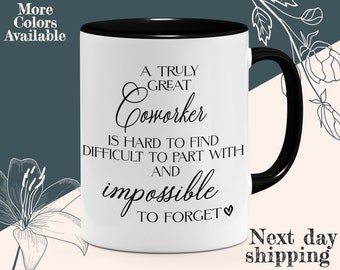 Coworker Gift for Women | Leaving Gift for Coworker | Retirement Gift for Coworker | A Truly Amazing Coworker Gift Mug | Magic Mug