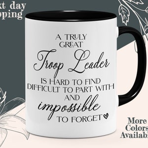 Troop Leader gifts Gift, Gift for Troop Leader Mug, A Truly Amazing Troop Leader Appreciation Gift, Magic Mug