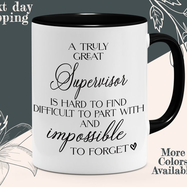 Supervisor Gift | Gift for Supervisor Mug | A Truly Amazing Supervisor Appreciation Gift | Magic Mug