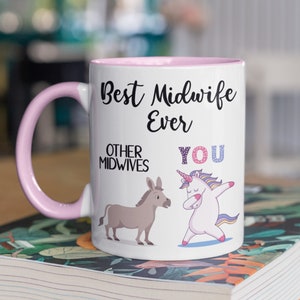Custom Midwife Unicorn Mug: Personalized Appreciation Gift