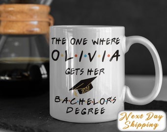 Bachelor Degree Graduation Gift | Custom Graduation Mug | Personalized Bachelor Graduation Gift | Magic Mug