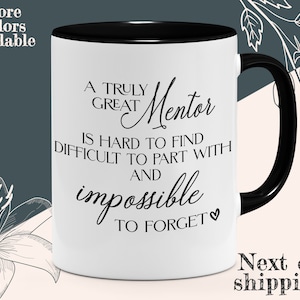 Mentor Gift | Gift for Mentor Mug | A Truly Amazing Mentor Appreciation Gift | Magic Mug