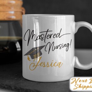 Personalized Nursing Graduation Mug: Custom Degree Gift