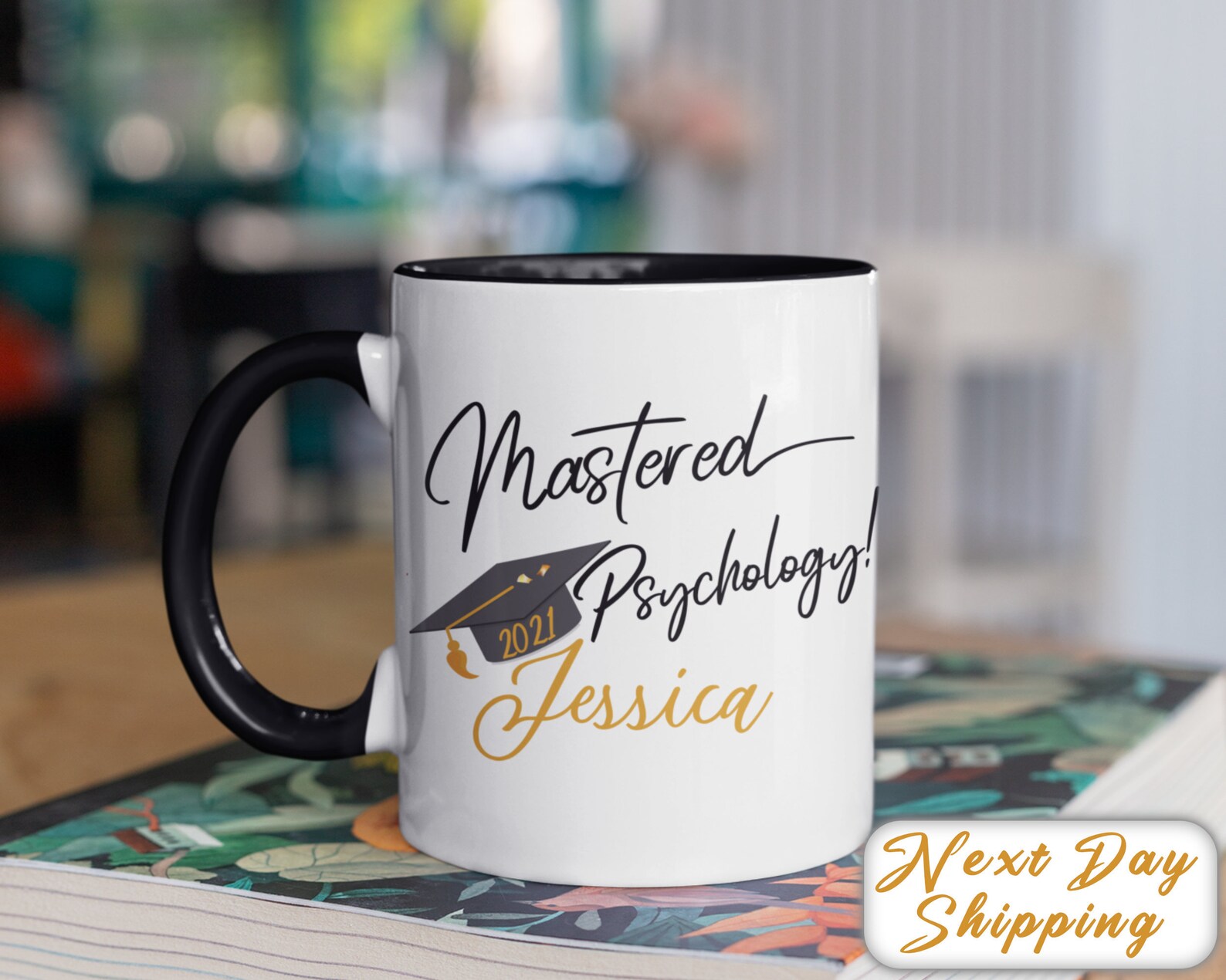 Psychology Degree Graduation Gift Custom Graduation Mug Etsy