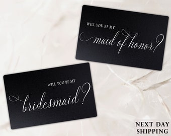 Will You be My Bridesmaid Card, Bridesmaid Proposal, Maid of Honor Card, Will You Be My Maid of Honor, Bridesmaid Card, Bridal Cards