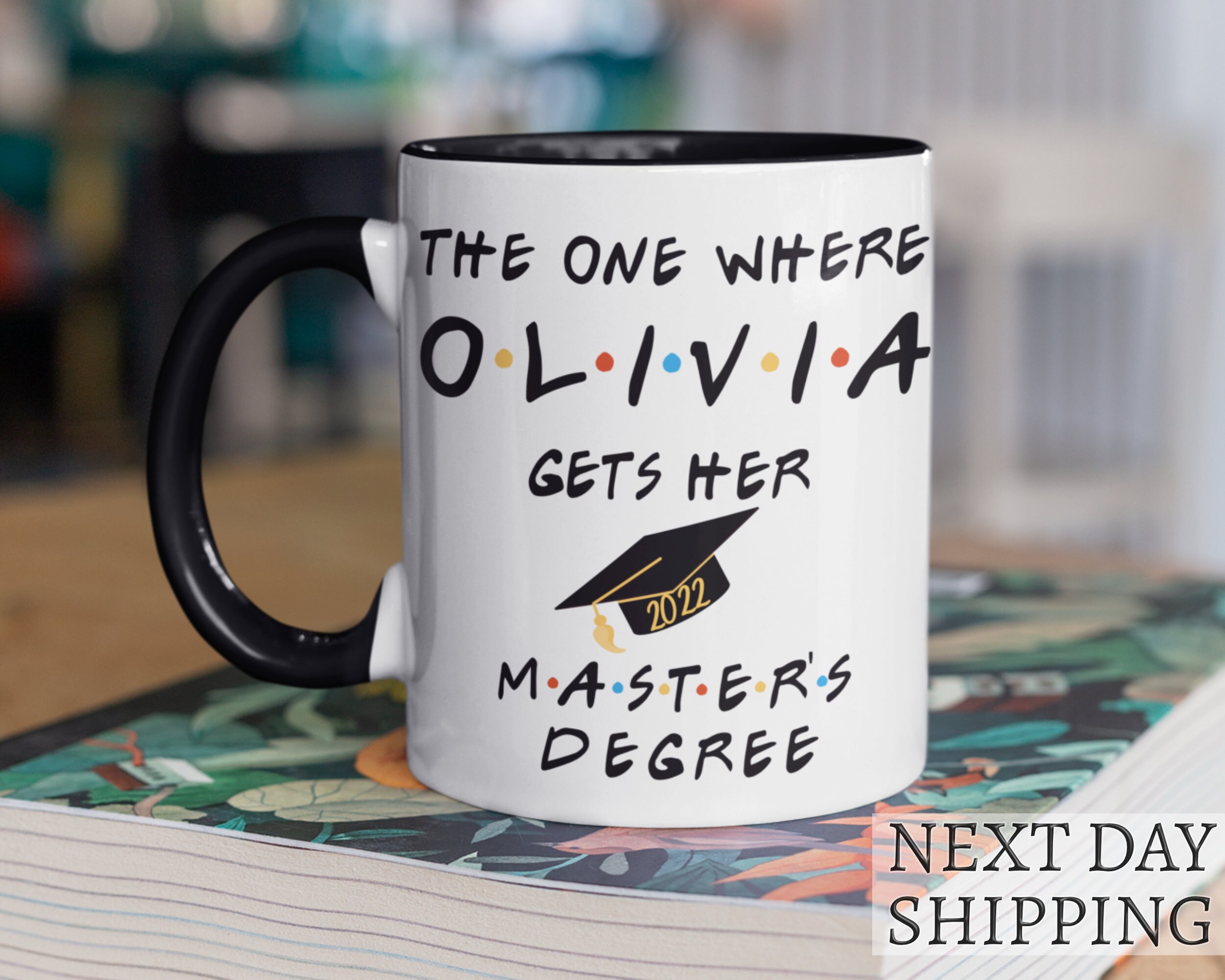 Master's Degree Graduation Gift Custom Graduation Mug Etsy