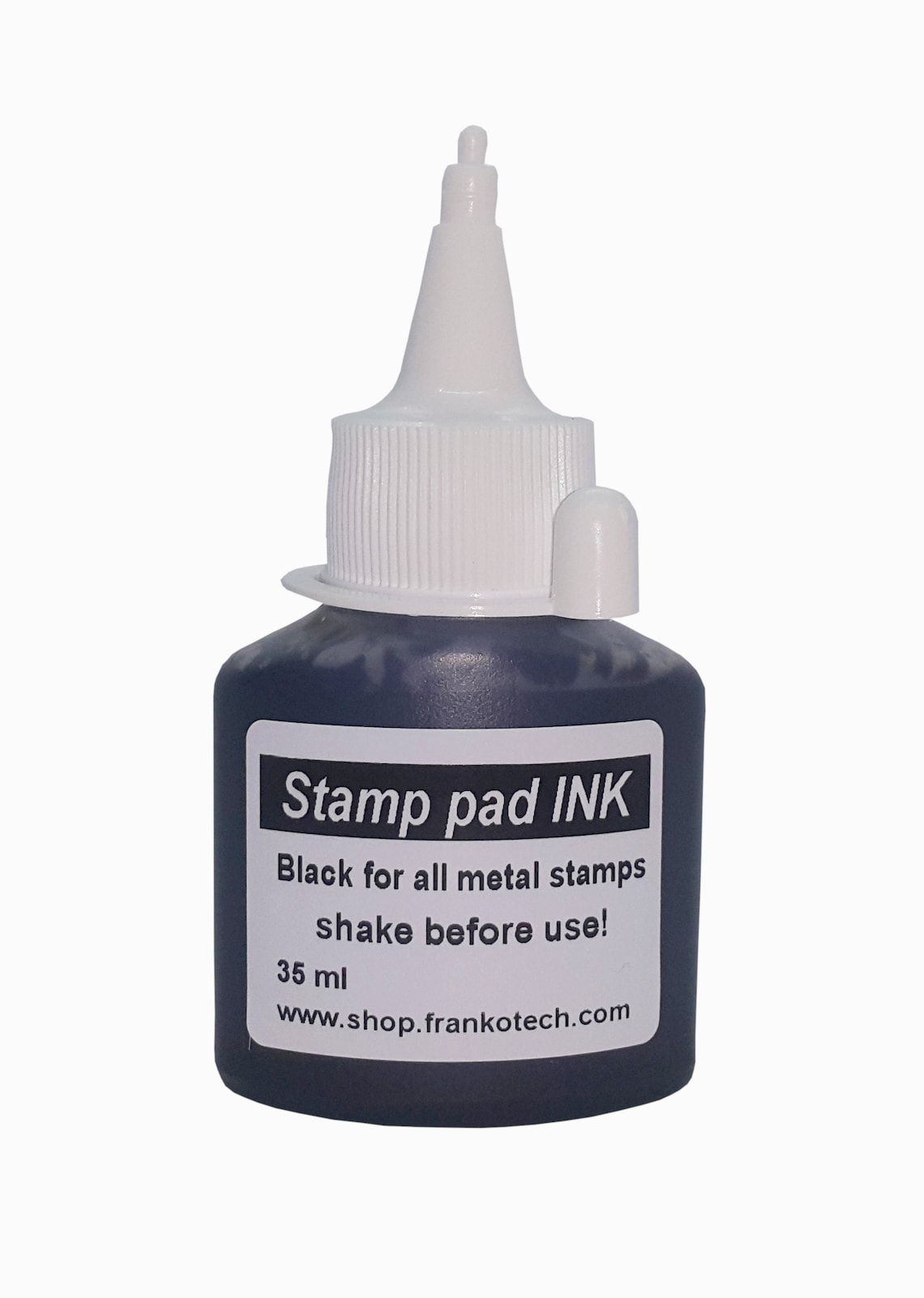 Black Oil Based Ink for All Metal Stamps Stampink Ink Refill Etsy
