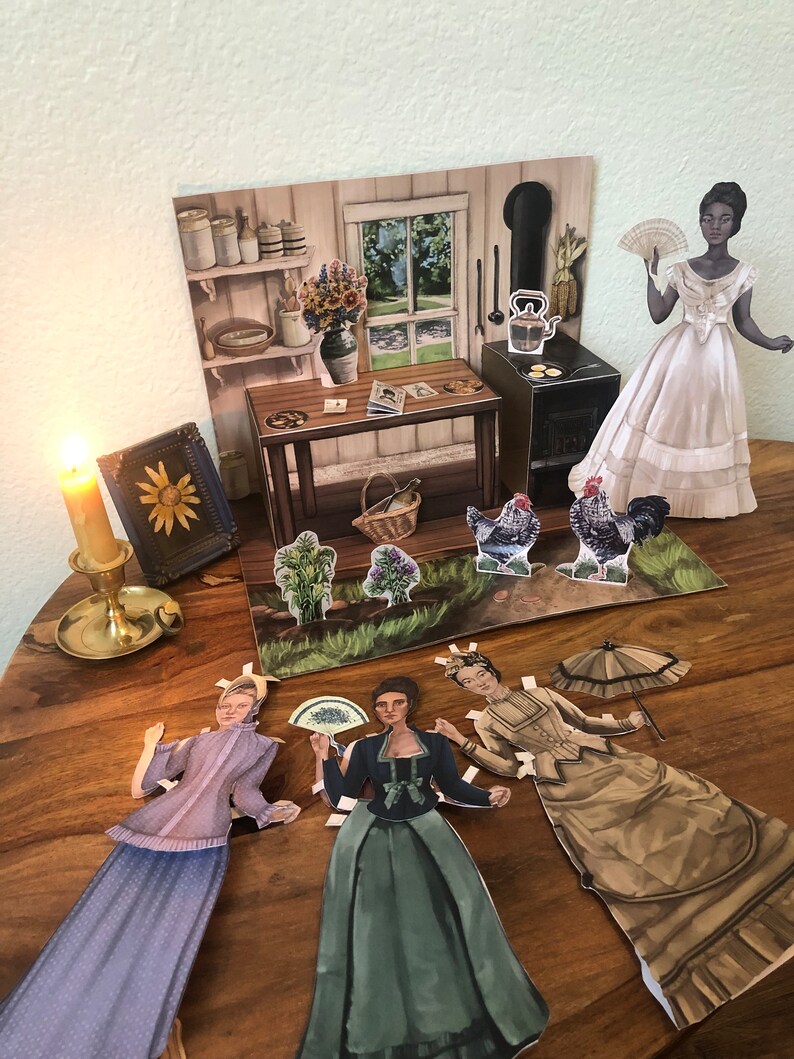 Historical Paper Doll printable Digital File Download Version - Etsy