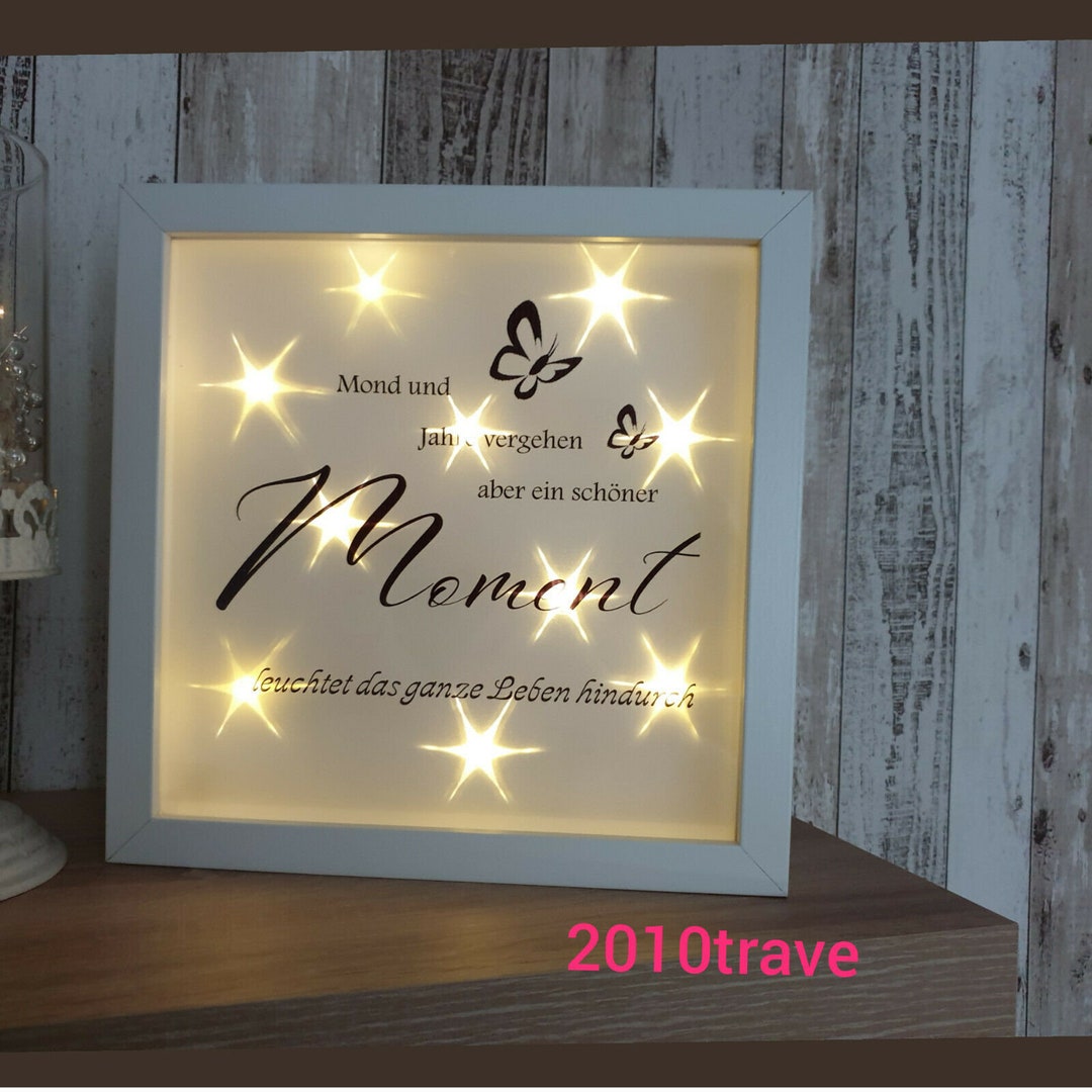 Freunde LED Bild beleuchtet Freunde Freundschaft Leben Etsy.de