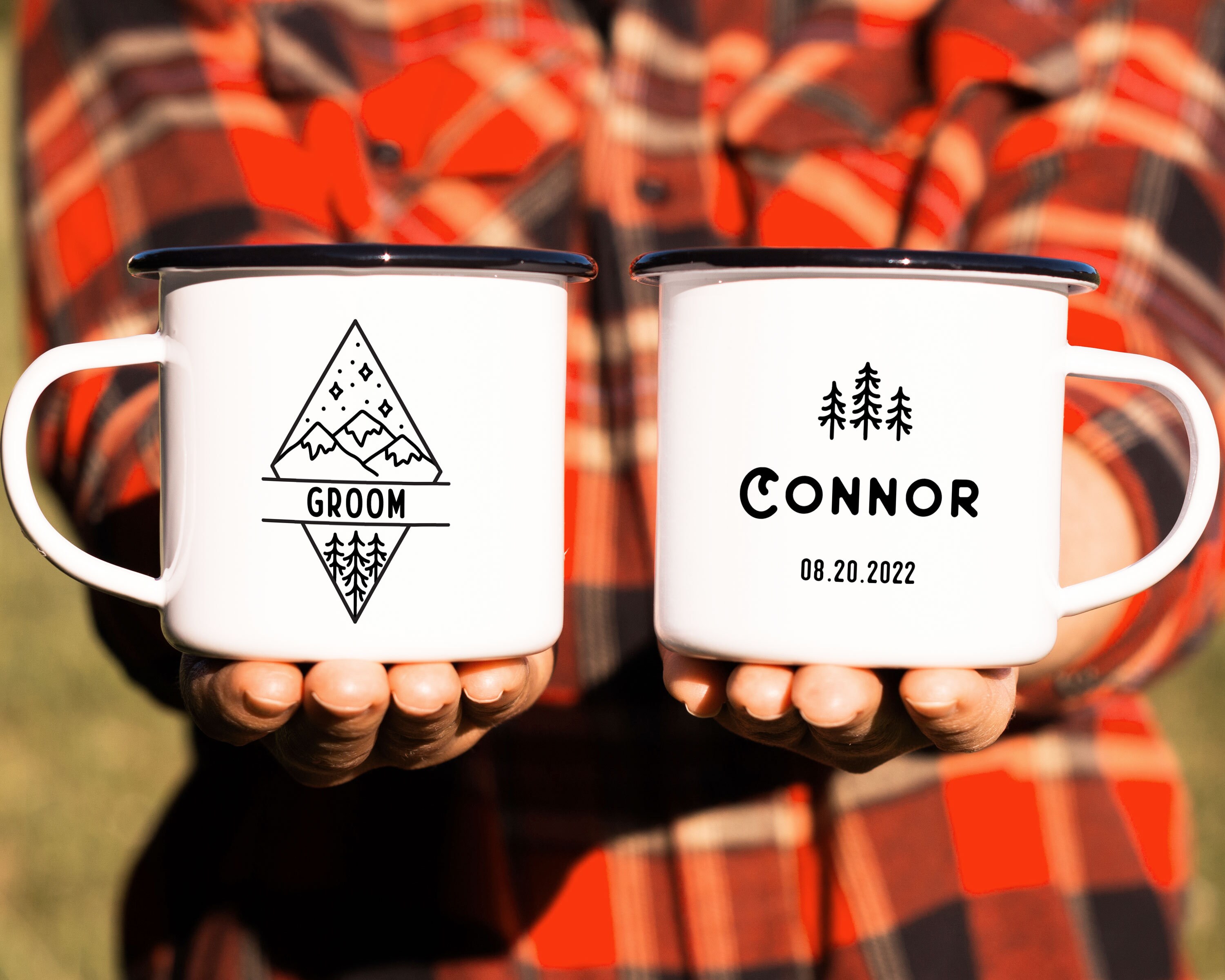 Groomsmen Gift Best Man Groomsman Groom Camp Mug Wedding | Etsy