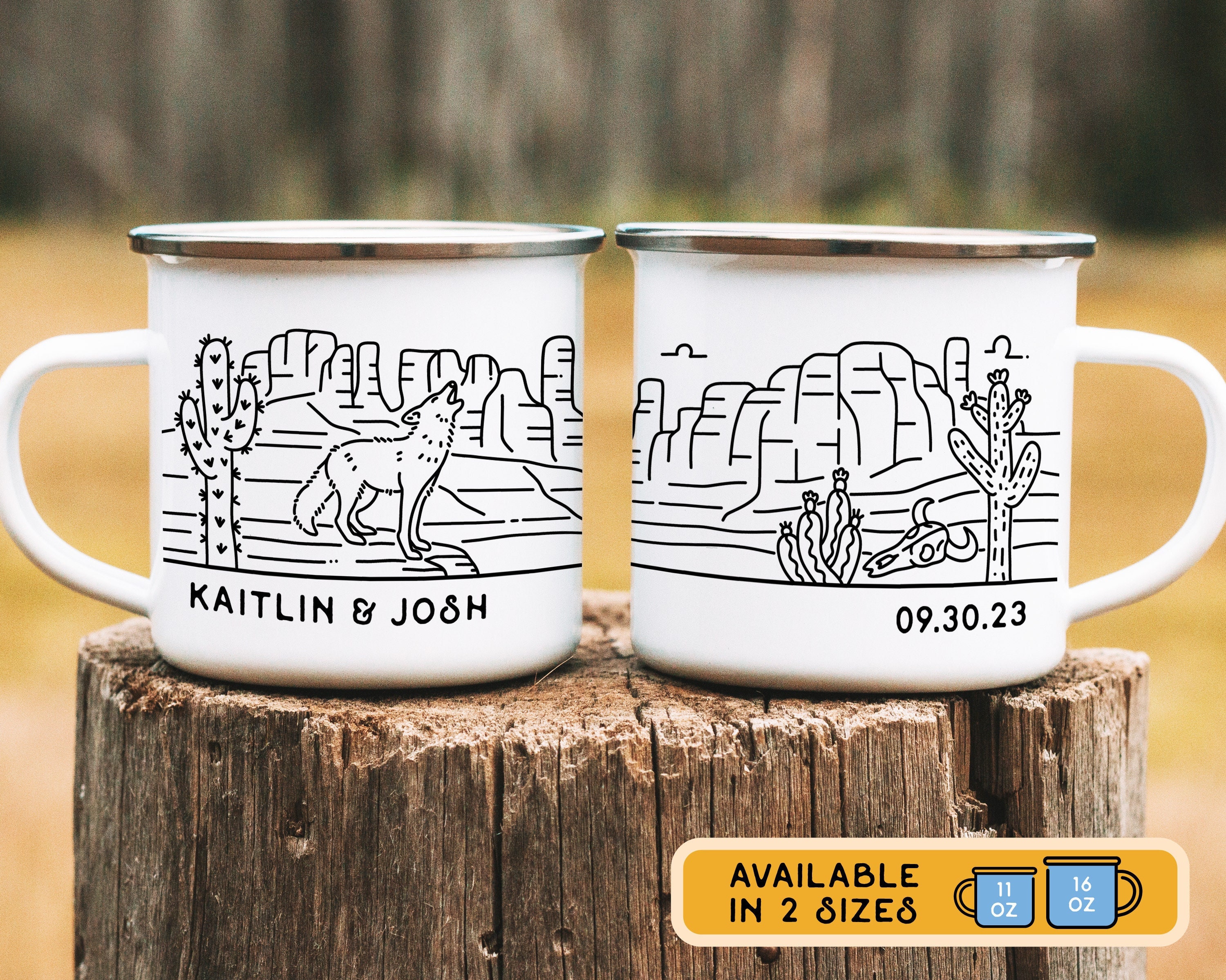Cowboy tin cup - Etsy 日本