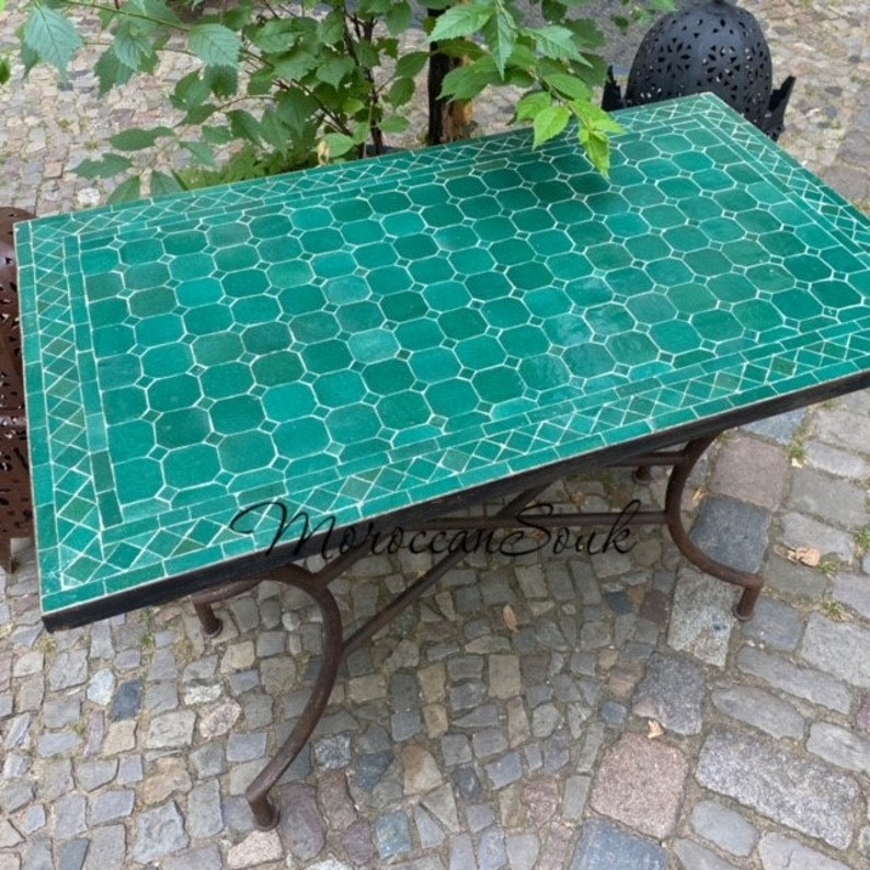 Handcrafted Indoor/outdoor Mosaic Table Bistro Moroccan Mosaic Etsy