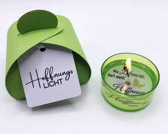 Light of Hope - Tealight Message - Message of Hope in the Tea Light - with fundraising campaign
