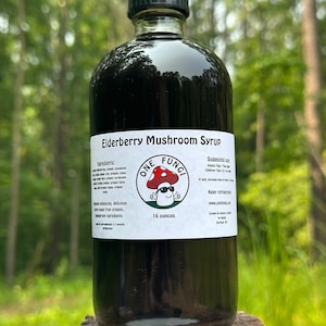 Elderberry & Medicinal Mushroom Immune Enhancing Syrup