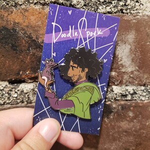 Bruno and Rat Enamel Pin